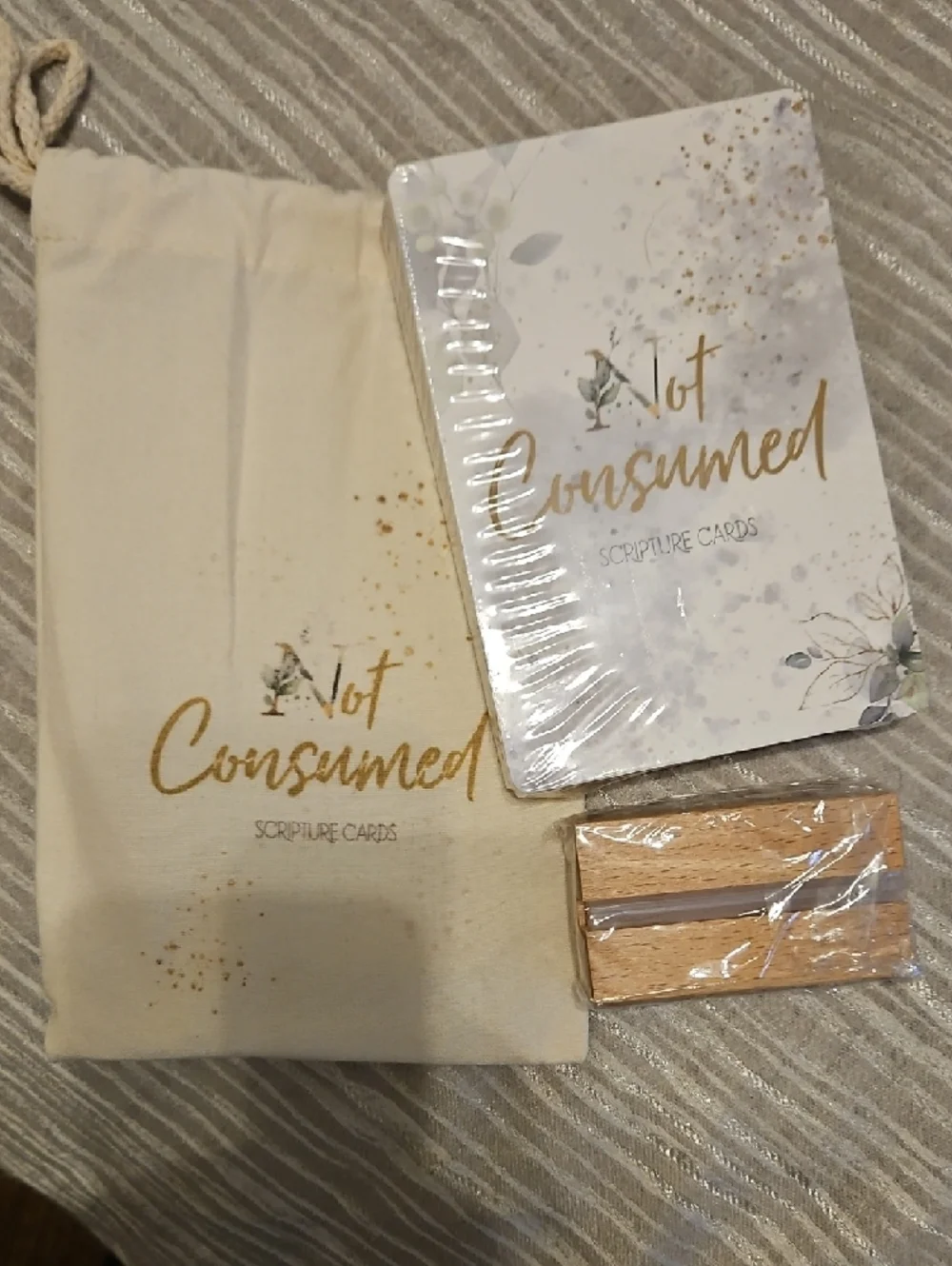 Not Consumed Scripture Cards, Calm The Chaos Journal, 